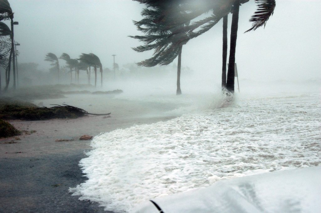 hurricane making landfall