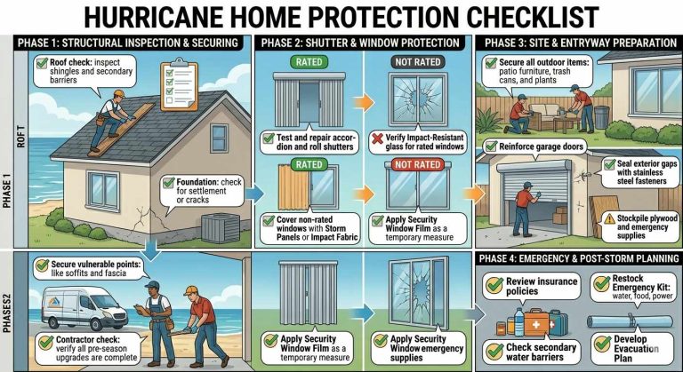 Hurricane Home Protection Checklist