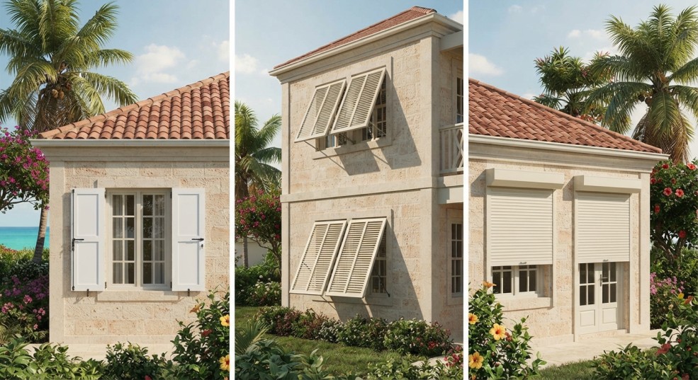 Selecting the Right Shutter: Bahama vs Colonial vs Roller for Your Barbados Property